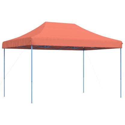 Partyzelt Faltbar Pop-Up Terrakottarot 410x279x315 cm