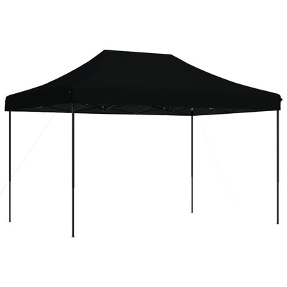 Partyzelt Faltbar Pop-Up Schwarz 410x279x315 cm