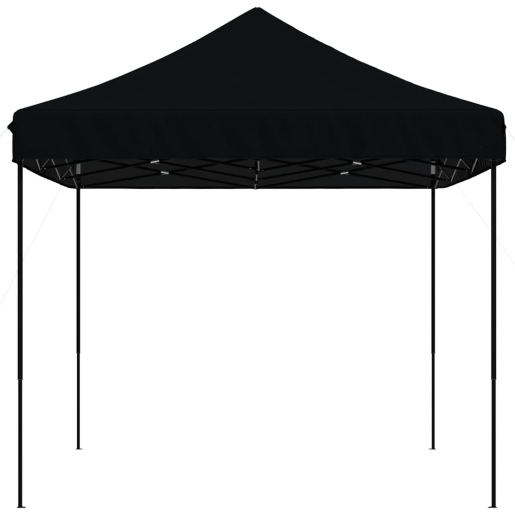 Partyzelt Faltbar Pop-Up Schwarz 410x279x315 cm