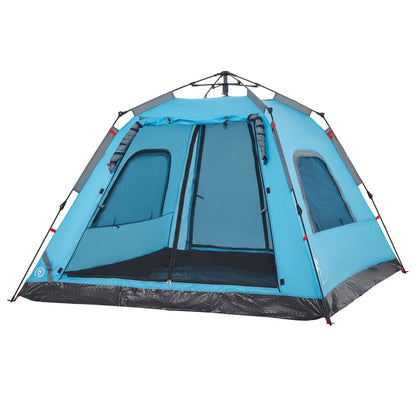 Kuppel-Campingzelt 5 Personen Blau Quick Release