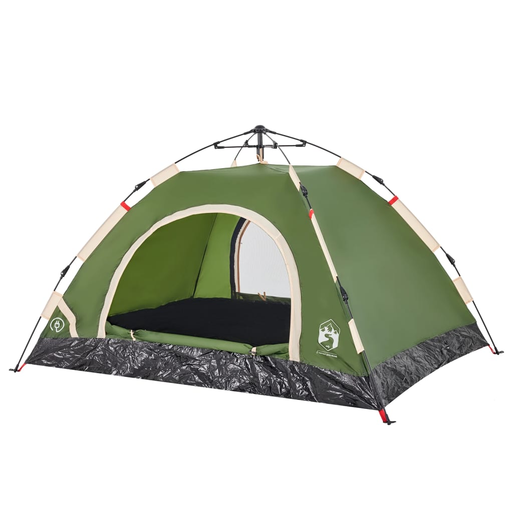 Campingzelt 2 Personen Grün Quick Release