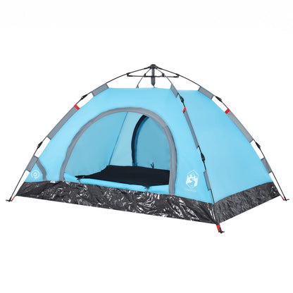 Campingzelt 2 Personen Blau Quick Release