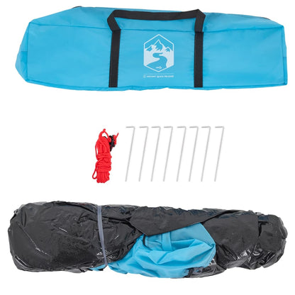 Campingzelt 2 Personen Blau Quick Release