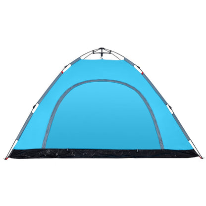 Campingzelt 5 Personen Blau Quick Release