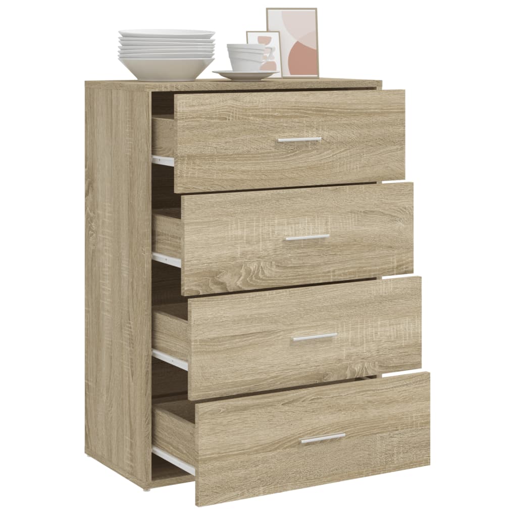 Sideboard Sonoma-Eiche 60x31x84 cm Holzwerkstoff