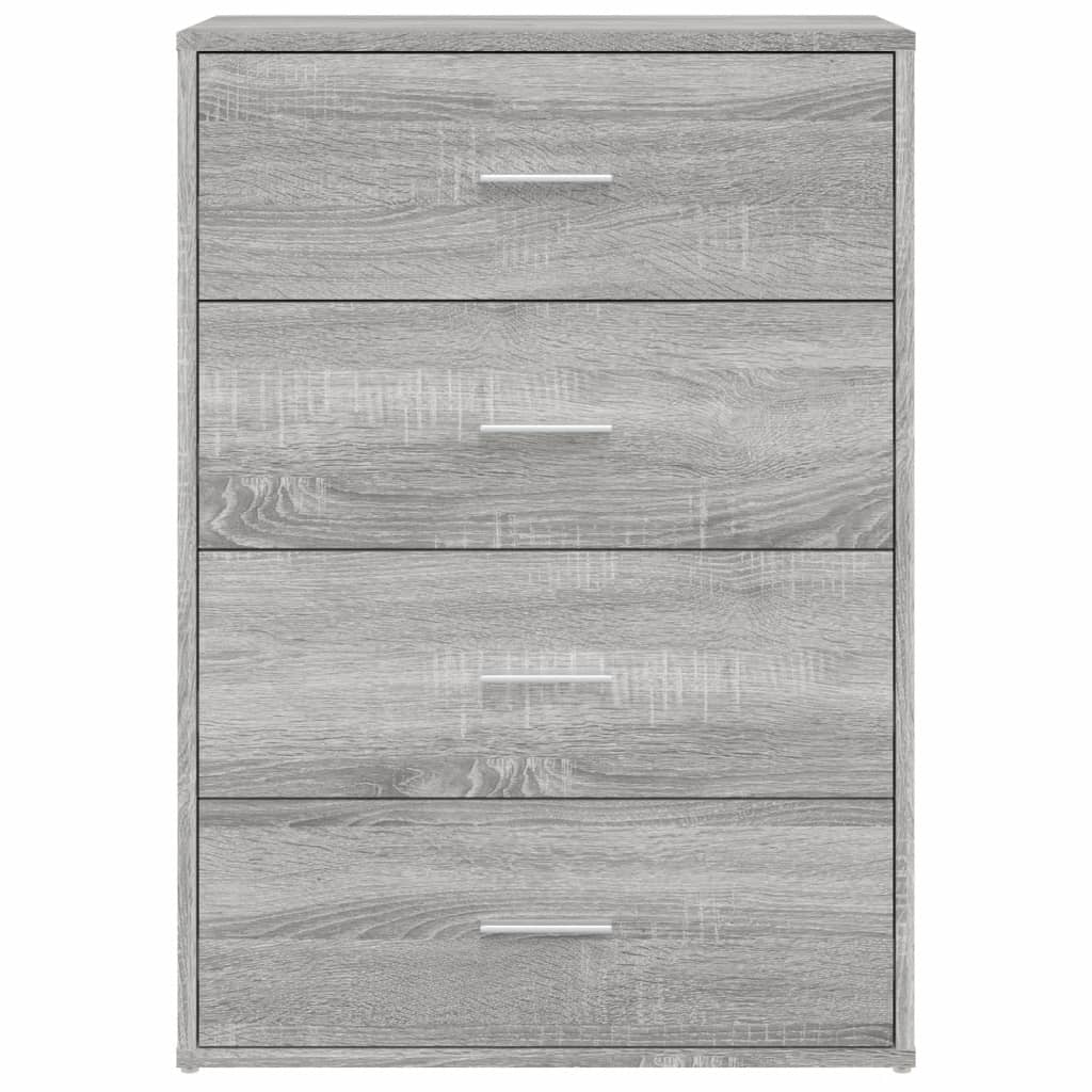 Sideboard Grau Sonoma 60x31x84 cm Holzwerkstoff