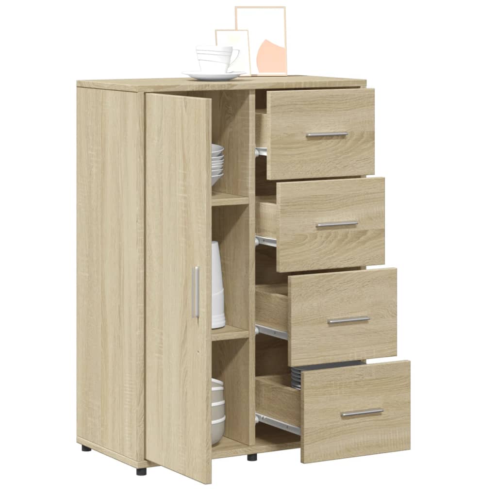 Sideboard Sonoma-Eiche 60x31x84 cm Holzwerkstoff