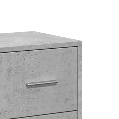 Sideboard Betongrau 60x31x84 cm Holzwerkstoff