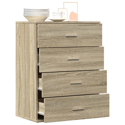 Sideboard Sonoma-Eiche 60x39x80 cm Holzwerkstoff