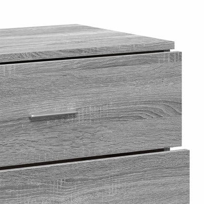 Sideboard Grau Sonoma 60x39x80 cm Holzwerkstoff