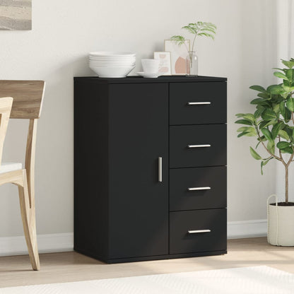 Sideboard Schwarz 59x39x80 cm Holzwerkstoff