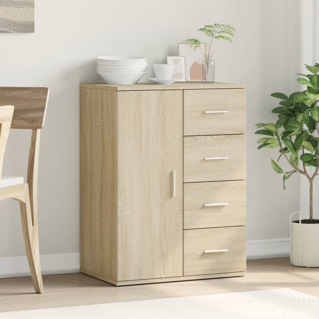 Sideboard Sonoma-Eiche 59x39x80 cm Holzwerkstoff