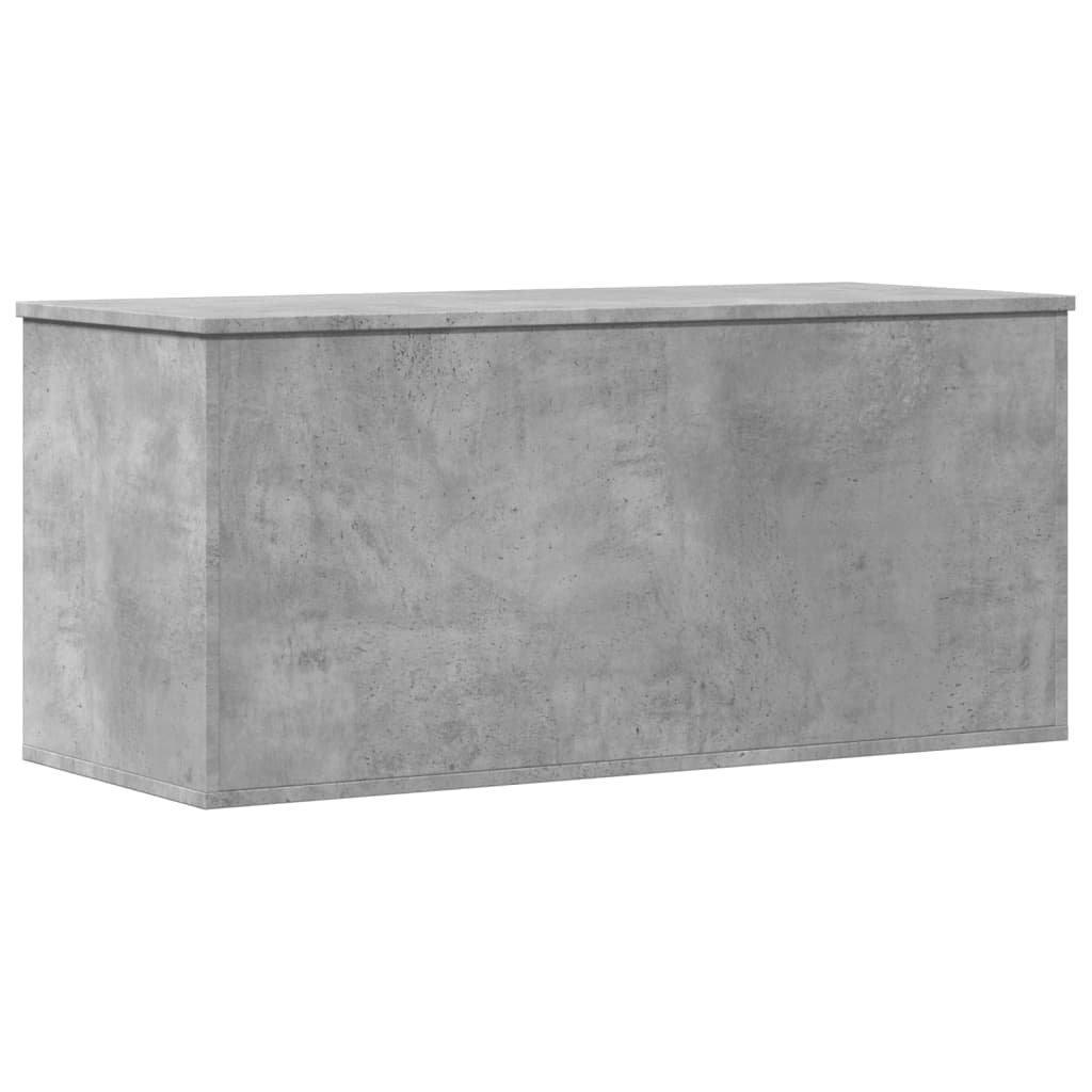 Truhe Betongrau 100x42x46 cm Holzwerkstoff