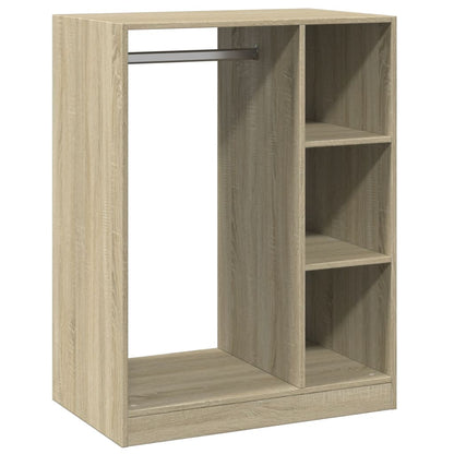 Kleiderschrank Schwarz 77x48x102 cm Holzwerkstoff