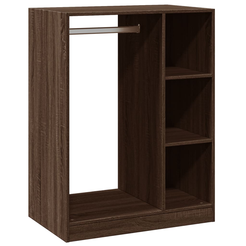 Kleiderschrank Grau Sonoma 77x48x102 cm Holzwerkstoff