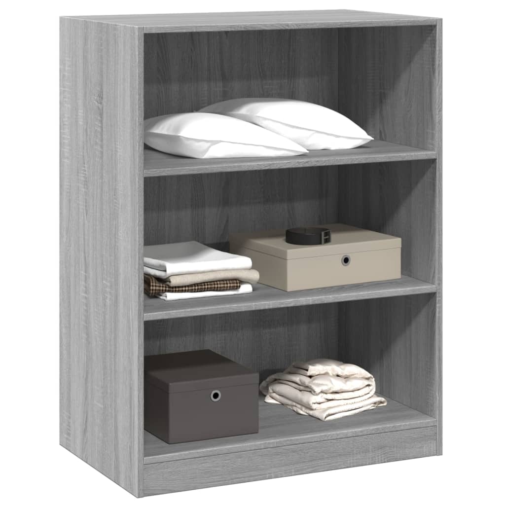 Kleiderschrank Grau Sonoma 77x48x102 cm Holzwerkstoff