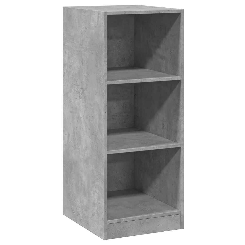 Kleiderschrank Betongrau 48x41x102 cm Holzwerkstoff