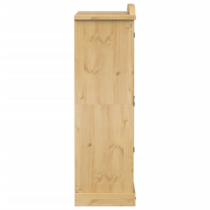 Kleiderschrank Corona 151,5x52x170 cm Massivholz Kiefer