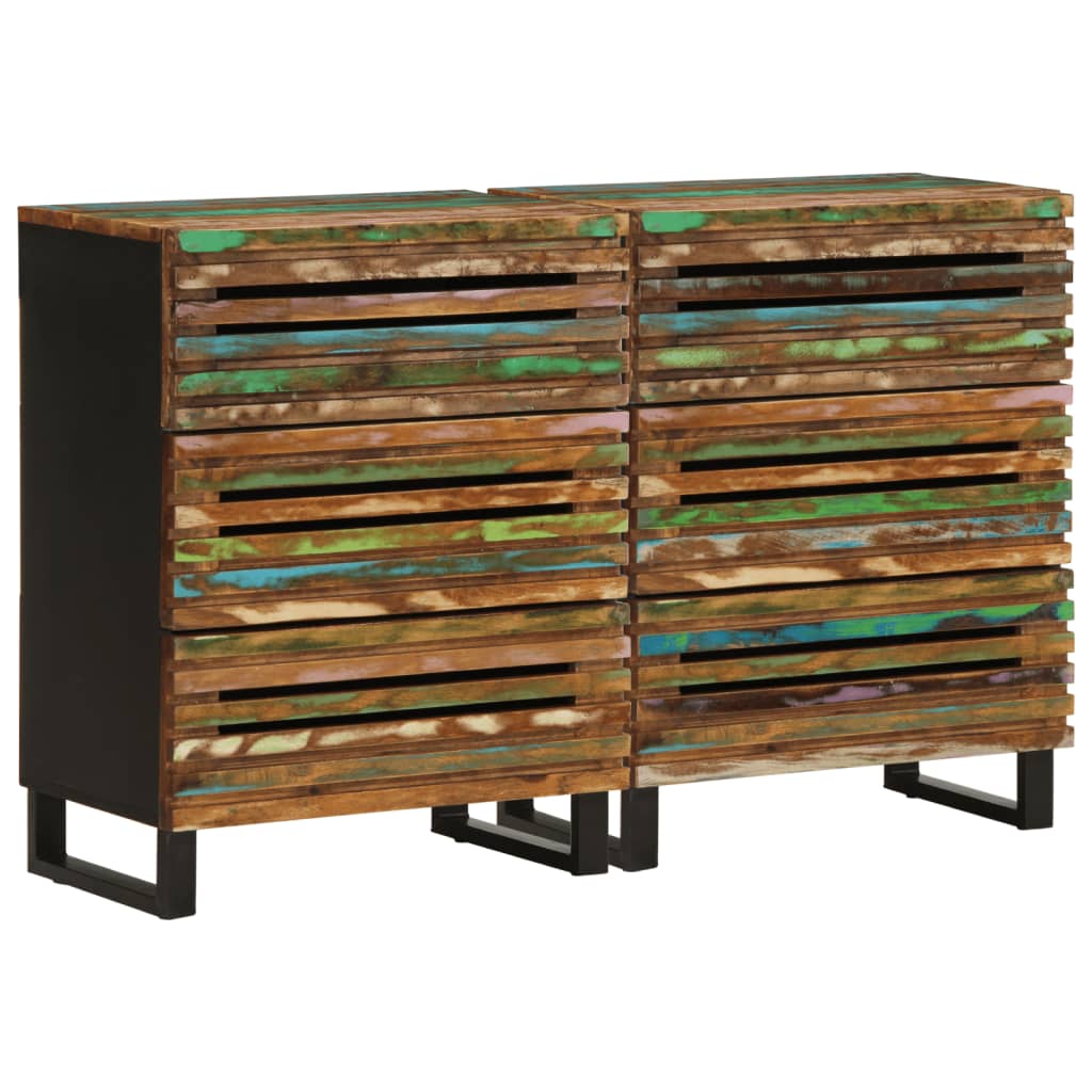 Sideboard 2 Stk. 60x34x75 cm Massivholz Akazie