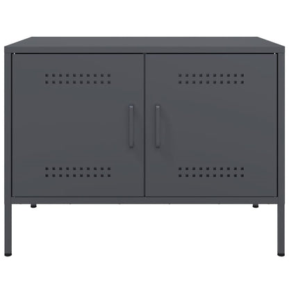 TV-Schrank Anthrazit 68x39x50,5 cm Stahl