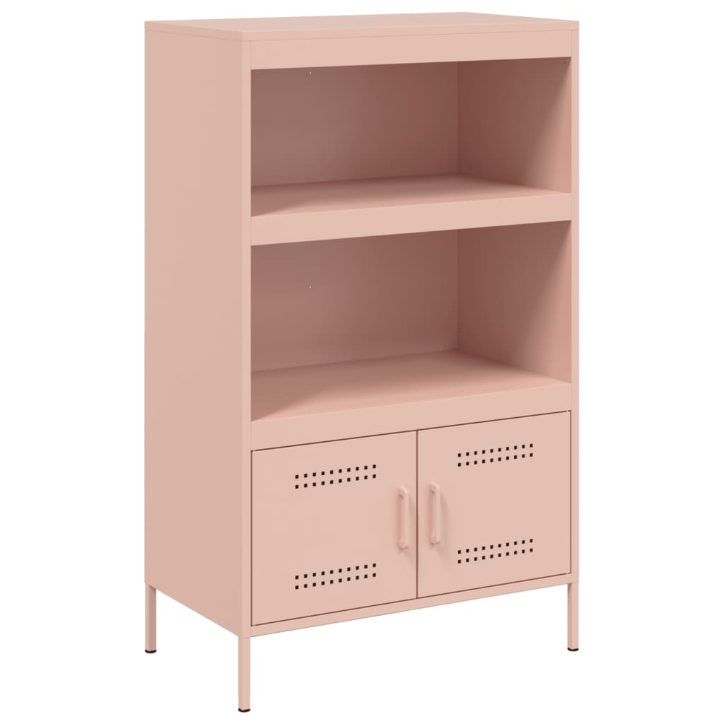 Highboard Rosa 68x39x113 cm Stahl