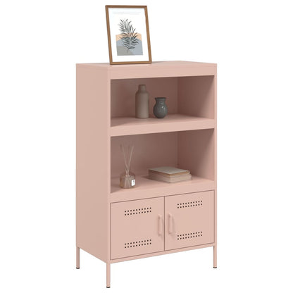 Highboard Rosa 68x39x113 cm Stahl