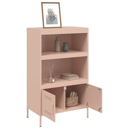 Highboard Rosa 68x39x113 cm Stahl