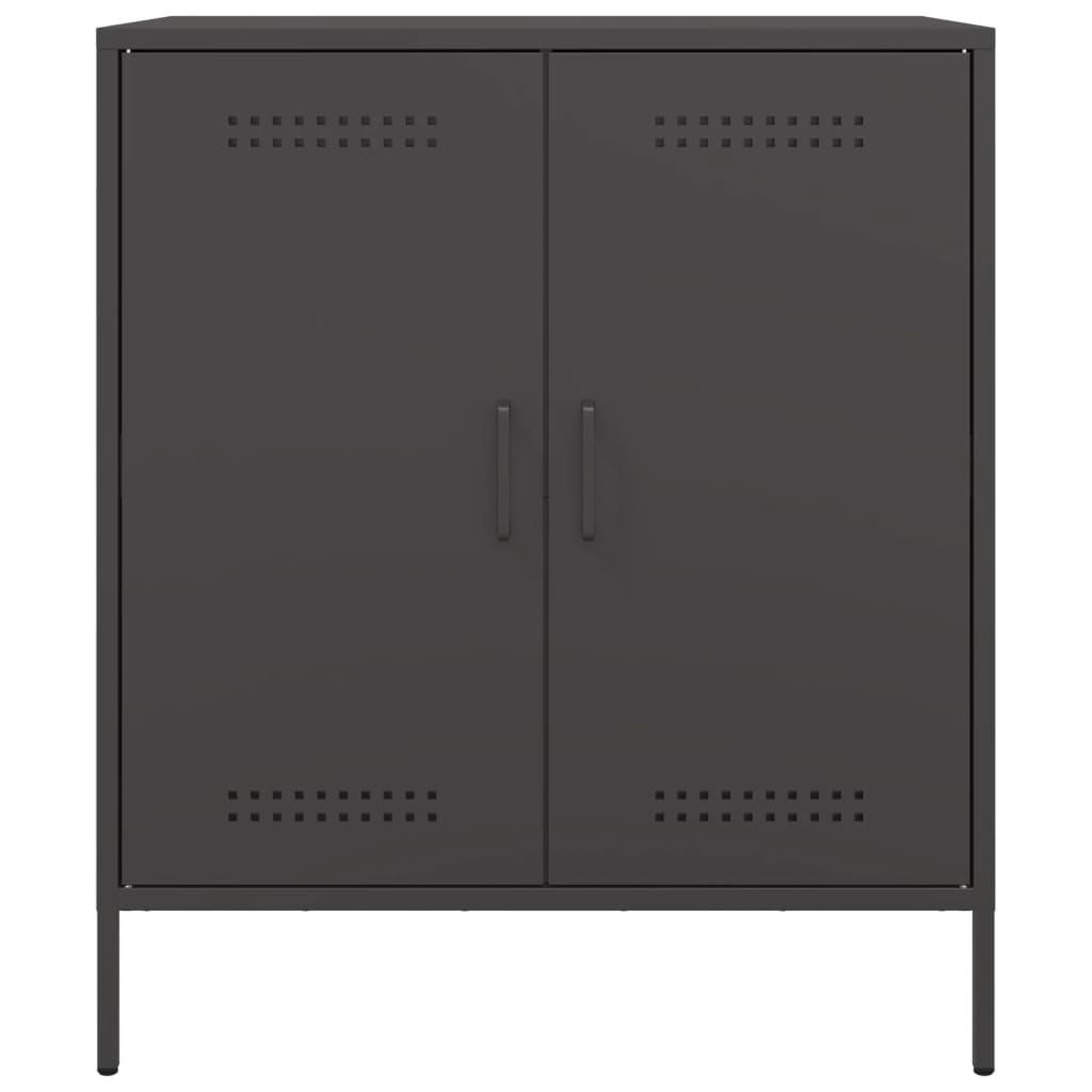 Sideboard Schwarz 68x39x79 cm Stahl