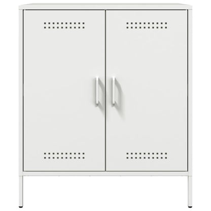 Sideboard Weiß 68x39x79 cm Stahl