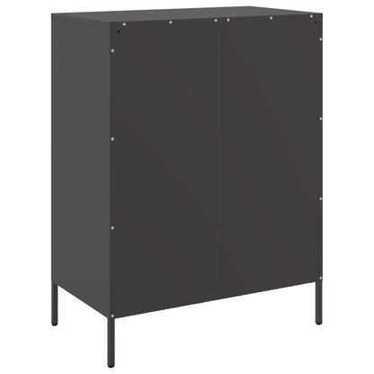 Sideboard Schwarz 68x39x89 cm Stahl