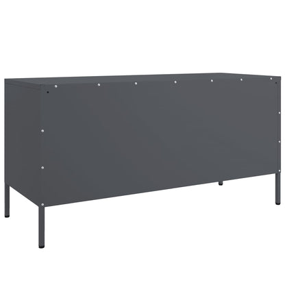 TV-Schrank Anthrazit 100,5x39x50,5 cm Stahl