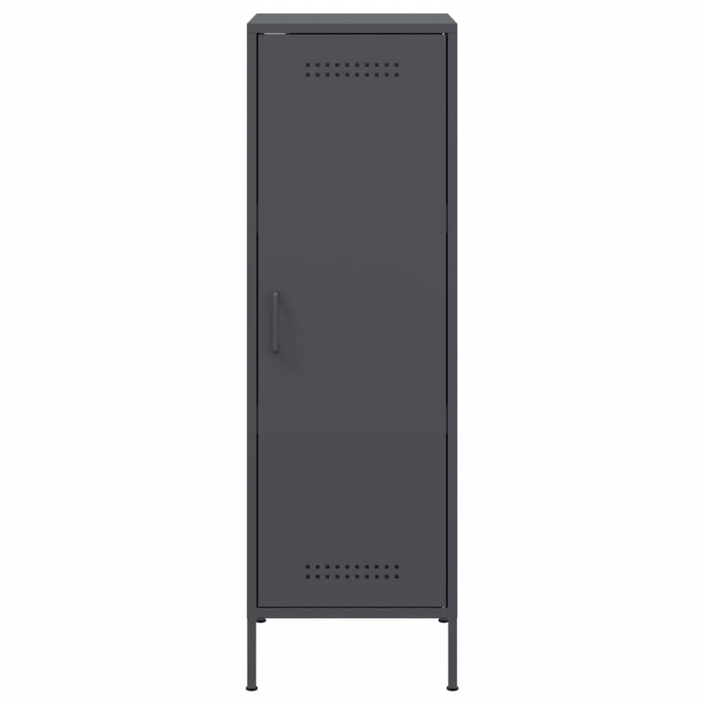 Highboard Anthrazit 36x39x113 cm Stahl