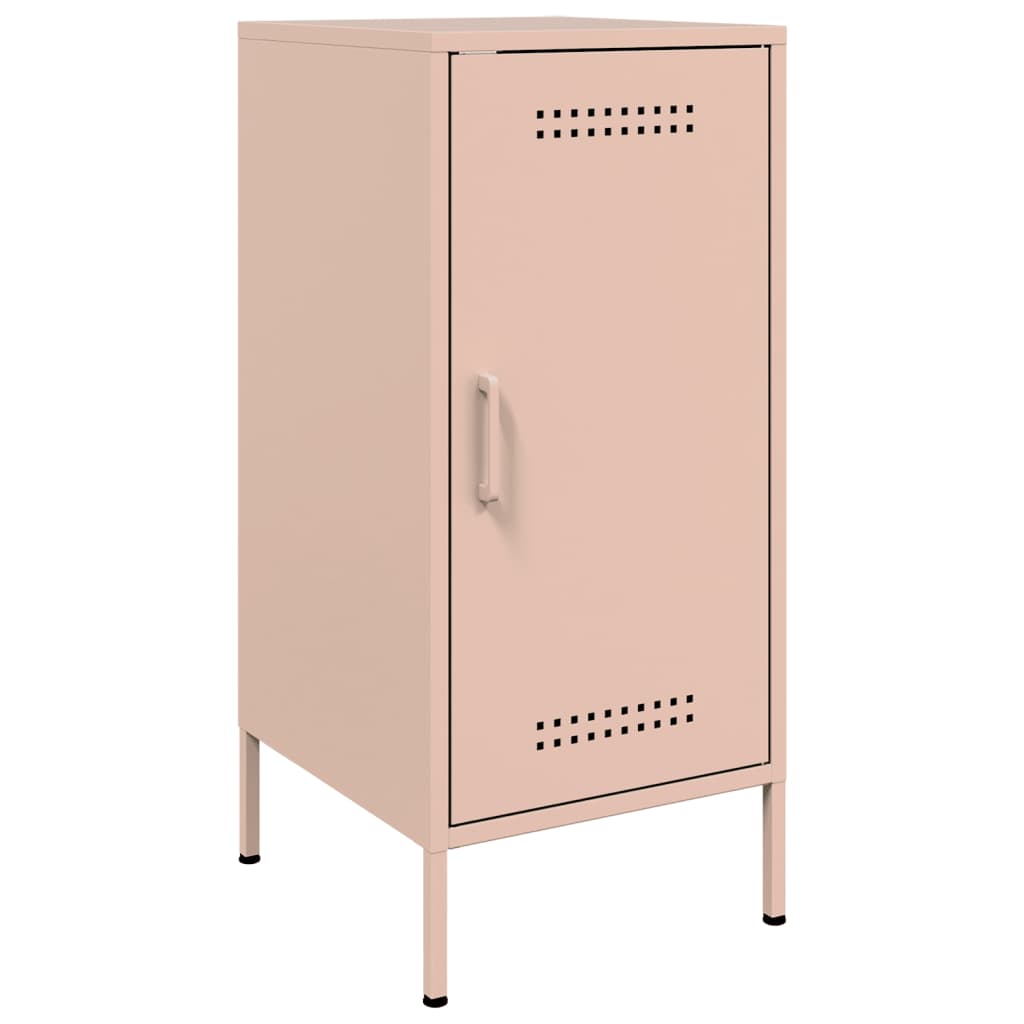 vidaXL Sideboard Rosa 36x39x79 cm Stahl