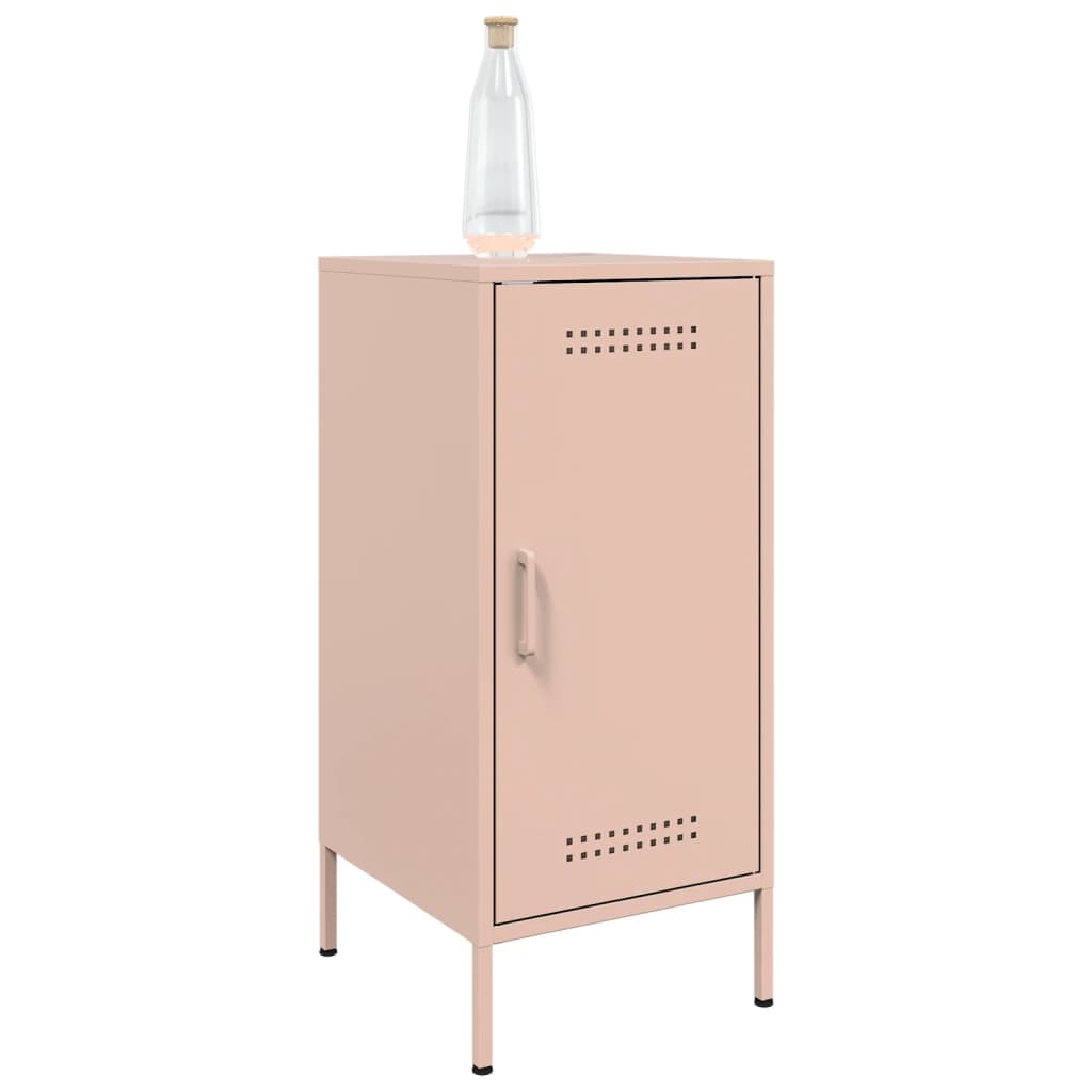 vidaXL Sideboard Rosa 36x39x79 cm Stahl