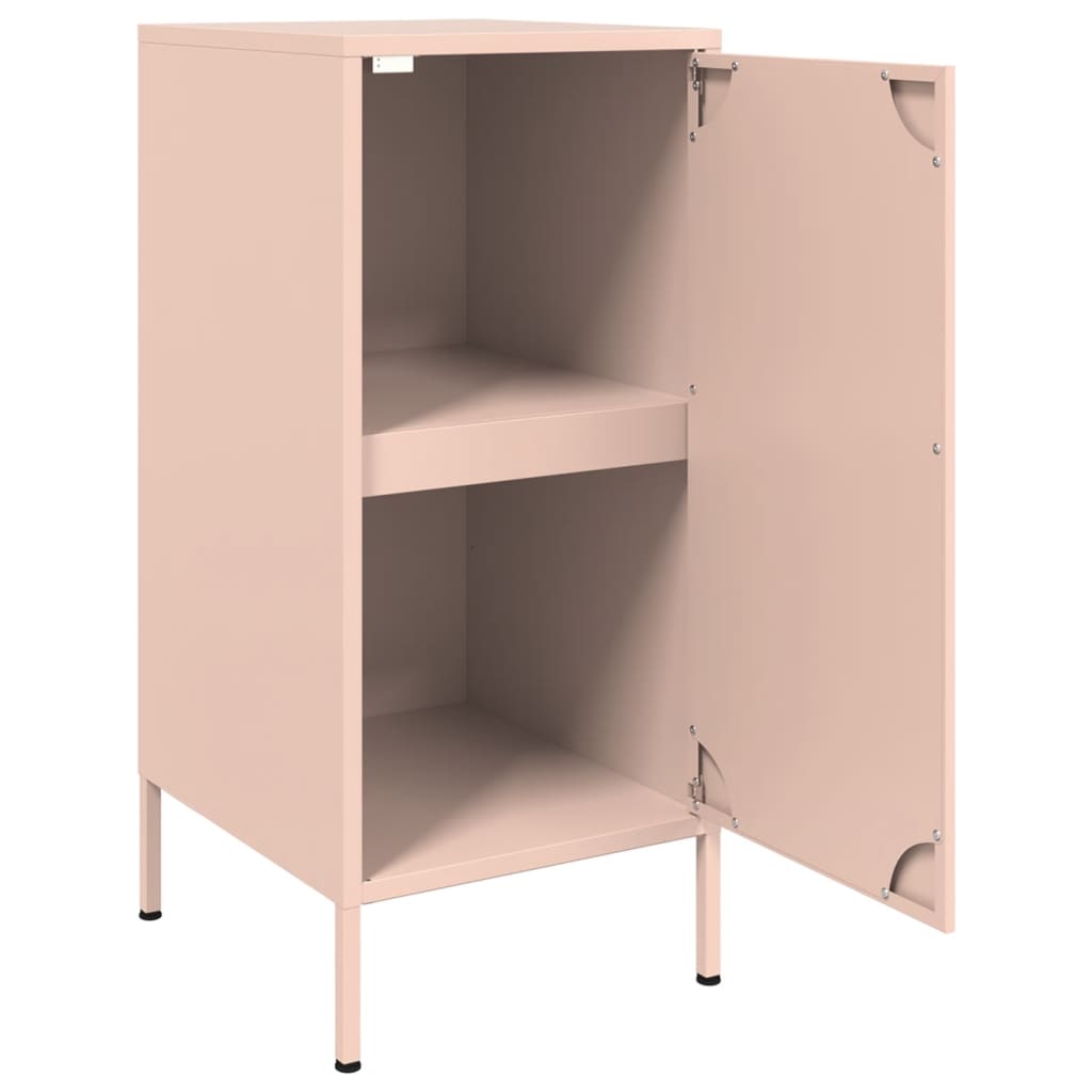 vidaXL Sideboard Rosa 36x39x79 cm Stahl