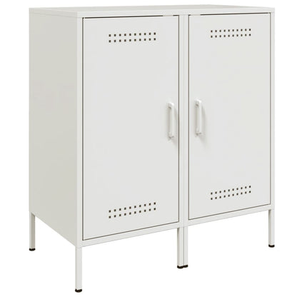 vidaXL Sideboards 2 Stk. Weiß 36x39x79 cm Stahl