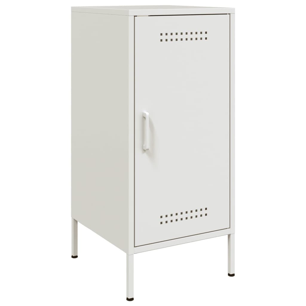 vidaXL Sideboards 2 Stk. Weiß 36x39x79 cm Stahl