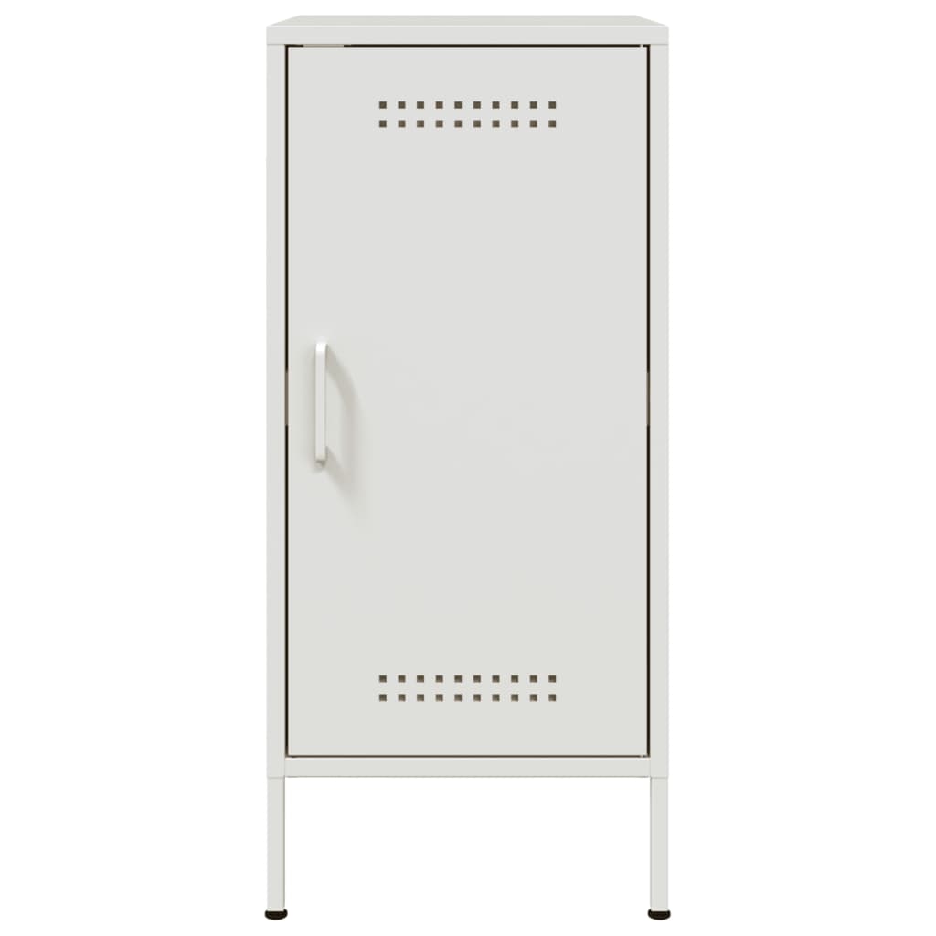 vidaXL Sideboards 2 Stk. Weiß 36x39x79 cm Stahl