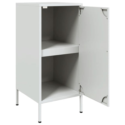 vidaXL Sideboards 2 Stk. Weiß 36x39x79 cm Stahl