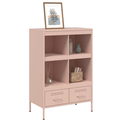 vidaXL Highboard Rosa 68x39x101,5 cm Stahl