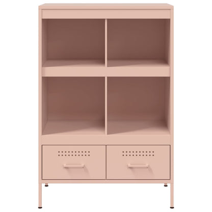 vidaXL Highboard Rosa 68x39x101,5 cm Stahl