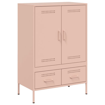 vidaXL Highboard Rosa 68x39x101,5 cm Stahl