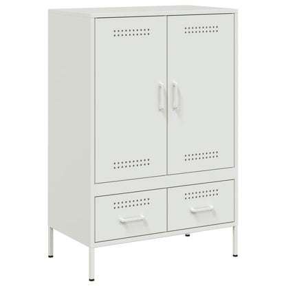 vidaXL Highboard Weiß 68x39x101,5 cm Stahl