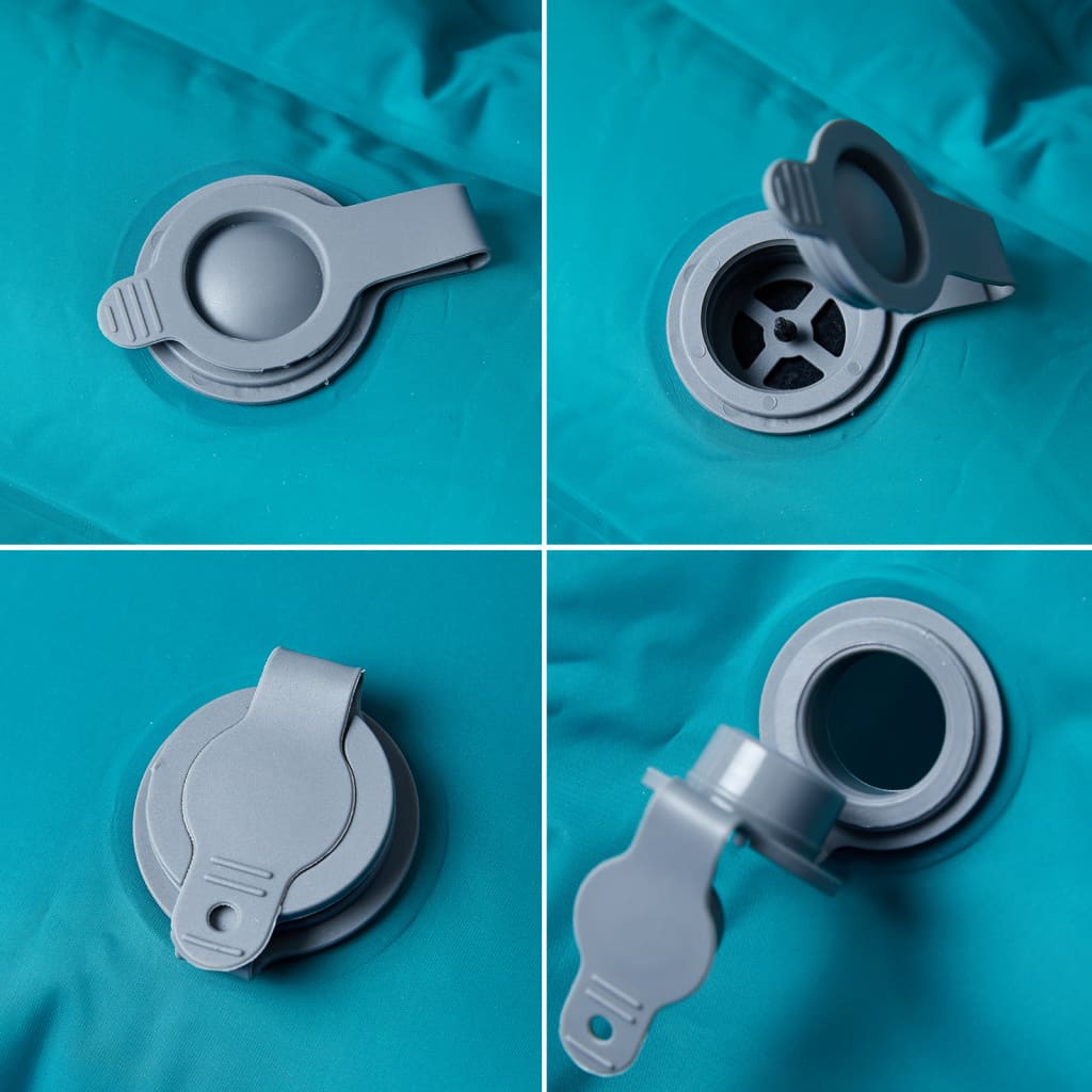 Doppel-Isomatte mit Kissen Selbstaufblasend Blau