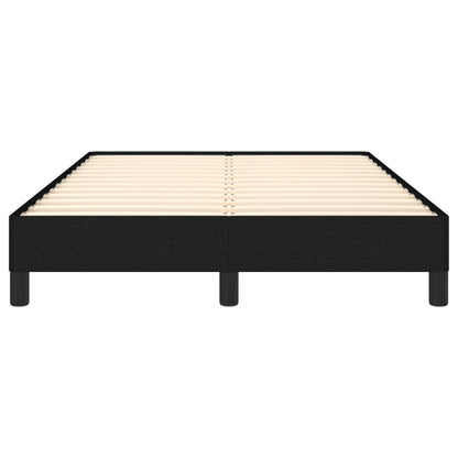 Bettgestell ohne Matratze Schwarz 120x190 cm Stoff