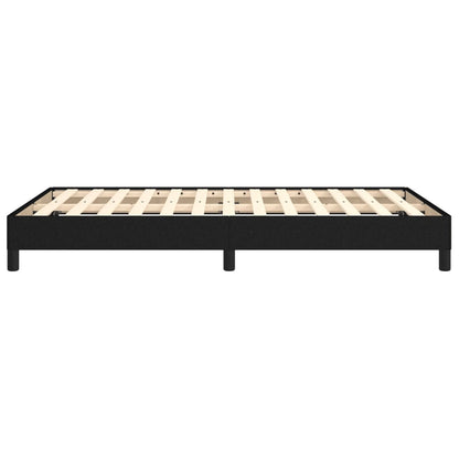Bettgestell ohne Matratze Schwarz 120x190 cm Stoff