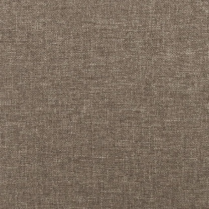 Bettgestell ohne Matratze Taupe 120x190 cm Stoff