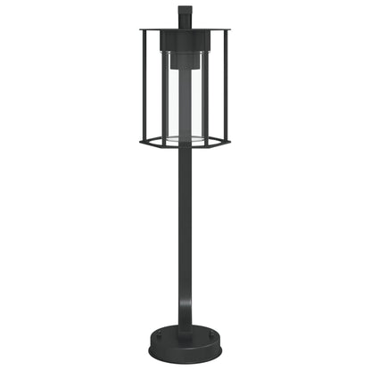 Wegeleuchten 3 Stk. Schwarz 60 cm Edelstahl