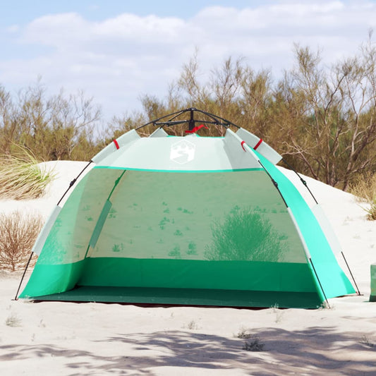 Strandzelt 2 Personen Seegrün Quick Release Wasserdicht