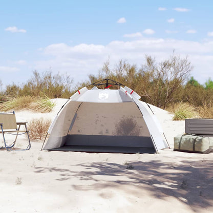 Strandzelt 2 Personen Grau Quick Release Wasserdicht